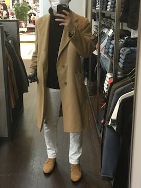 「Cesare Paciotti（チェザーレパチョッティ）のアイテム」を使った、lasscalさん（メンズ・174cm）の春コーディネート