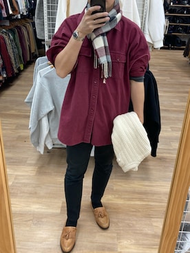 「アイテム（腕時計）」を使った、lasscalさん（メンズ・174cm）の冬コーディネート