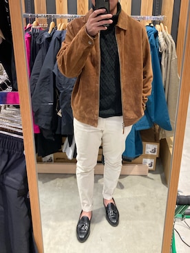 「Banana Republic（バナナリパブリック）のアイテム」を使った、lasscalさん（メンズ・174cm）の秋コーディネート