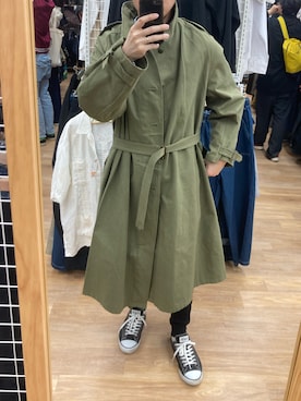 「フランス軍」｜lasscalさん（メンズ・174cm）の春コーディネート