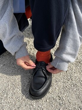 「UNIQLO（ユニクロ）の50色ソックス（消臭機能付き）（ソックス/靴下）」を使った、☺︎さん（メンズ・169cm）の春コーディネート