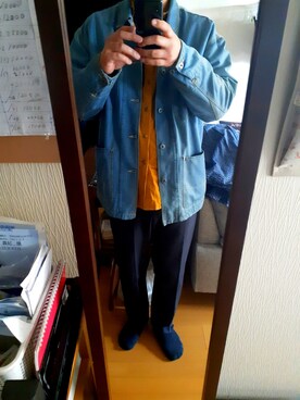 「Big John（ビッグジョン）のアイテム」を使った、ジンクスさん（メンズ・181cm）の春コーディネート
