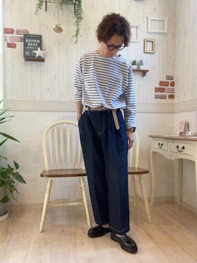 「epnok（エプノック）のアイテム（シューズ）」を使った、T2yさん（メンズ・170cm）の春コーディネート