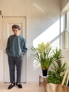「epnok（エプノック）のアイテム（シューズ）」を使った、T2yさん（メンズ・170cm）の春コーディネート