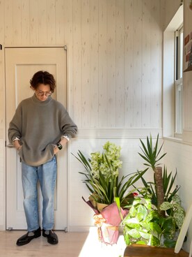 「epnok（エプノック）のアイテム（シューズ）」を使った、T2yさん（メンズ・170cm）の冬コーディネート