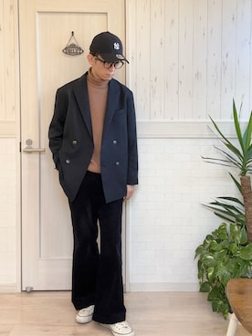 「コーデュロイパンツ」｜T2yさん（メンズ・170cm）の冬コーディネート