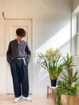 「デニスラ」｜T2yさん（メンズ・170cm）の春コーディネート