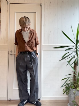 「スーパースター」｜T2yさん（メンズ・170cm）の夏コーディネート