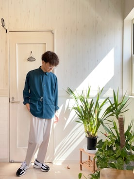 「ニューバランス327」｜T2yさん（メンズ・170cm）の春コーディネート
