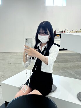 「SPINNS（スピンズ）のアイテム（PC・スマホグッズ/家電）」を使った、krn61さん（レディース・162cm）の秋コーディネート