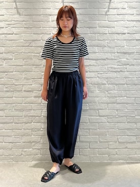 「SASKIA DIEZ（サスキアディッツ）のアイテム（アクセサリー）」を使った、Chiba_TOMORROWLANDさん（レディース・167cm）の夏コーディネート