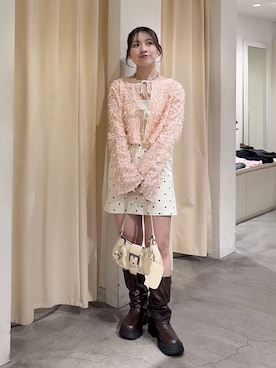 「w closet（ダブルクローゼット）のアイテム」を使った、kanonさん（レディース・152cm）の春コーディネート