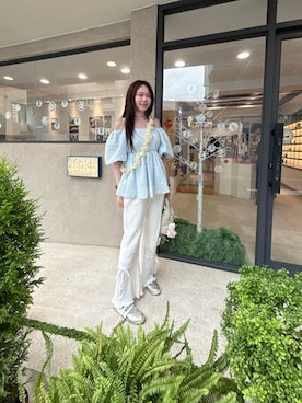 「Meiru（メイル）のアイテム」を使った、ゆとんさん（レディース・164cm）の春コーディネート