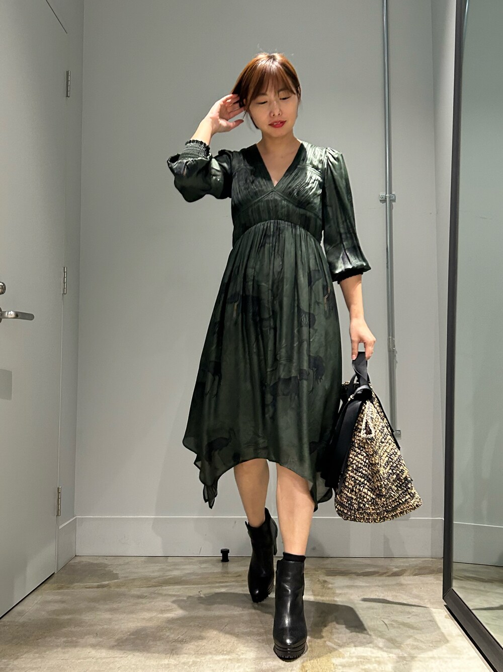 ALLSAINTS（オールセインツ）の「JACQUELINE STRAW TOTE BAG
