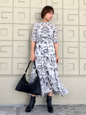 「ALLSAINTS（オールセインツ）のアイテム（バッグ）」を使った、Miaさん（レディース・162cm）の春コーディネート