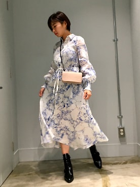 「ALLSAINTS（オールセインツ）のアイテム」を使った、Miaさん（レディース・162cm）の夏コーディネート