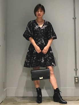 「ALLSAINTS（オールセインツ）のアイテム」を使った、Miaさん（レディース・162cm）の夏コーディネート