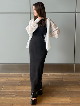 山本莉子さん（レディース・156cm）の春コーディネート