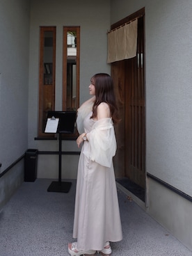 「apres jour（アプレジュール）のアイテム（シャツ/ブラウス）」を使った、kotoさん（レディース・150cm）の秋コーディネート