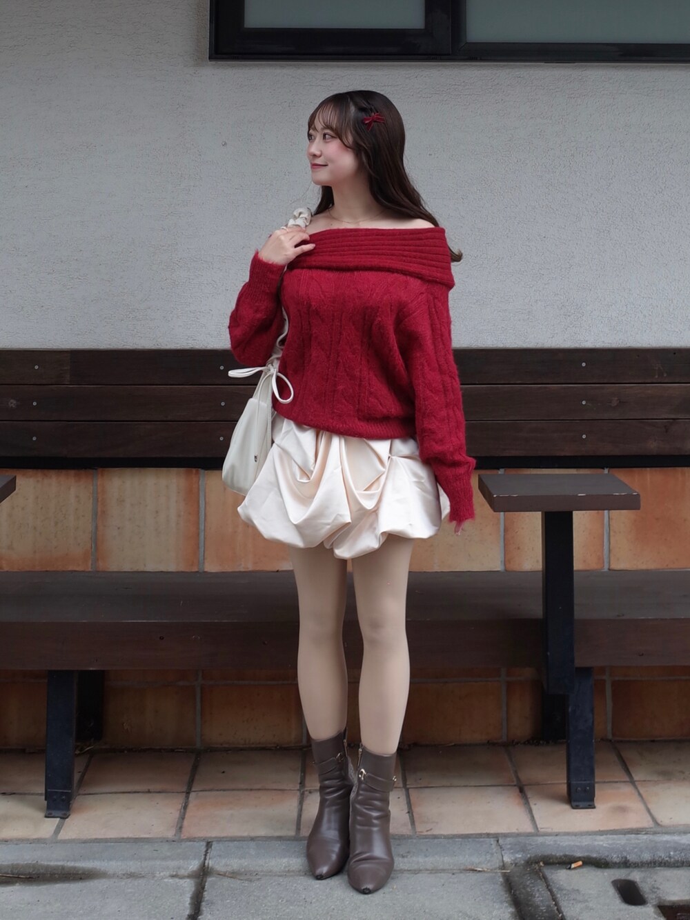 NOTREemor（ノートルエモア）の「drape mini skirt（スカート）」 - WEAR