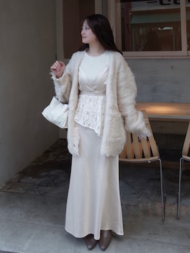 「アイテム（キャミソール）」を使った、kotoさん（レディース・150cm・20代）の冬コーディネート