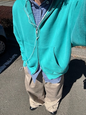 「CIASENSE（シアセンス）のアイテム」を使った、暇人さん（メンズ・165cm）の春コーディネート