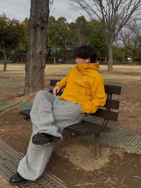 「マウンテンパーカー」｜暇人さん（メンズ・165cm）の春コーディネート