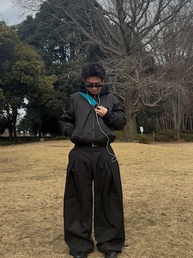 「YOLO（ヨーロ）のアイテム」を使った、暇人さん（メンズ・165cm）の冬コーディネート