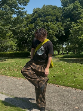 「CIAOPANIC TYPY（チャオパニックティピー）のアイテム」を使った、暇人さん（メンズ・165cm）の夏コーディネート