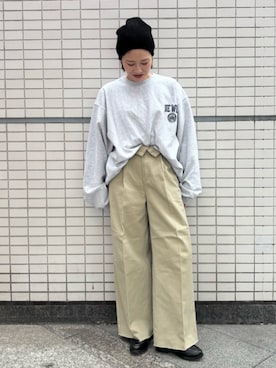 「スエット」｜MAAYAさん（レディース・154cm）の秋コーディネート