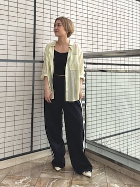 「Ungrid（アングリッド）のアイテム」を使った、MAAYAさん（レディース・154cm）の夏コーディネート