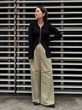 「Ungrid（アングリッド）のアイテム（カーディガン/ボレロ）」を使った、MAAYAさん（レディース・154cm）の秋コーディネート