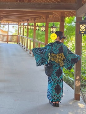 「アイテム（水着/着物・浴衣）」を使った、tatatakotakakoさん（レディース・157cm）の夏コーディネート