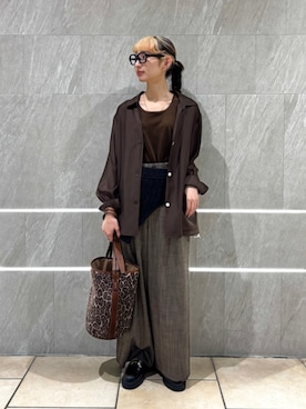 浅野さん(レディース・158cm)の秋コーディネート