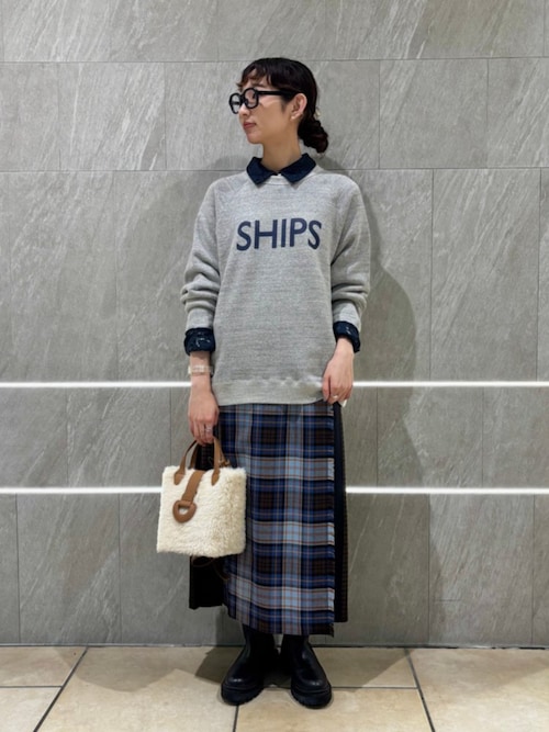 ONEIL OF DUBLIN:パッチワーク ロング キルト（スカート）｜SHIPS