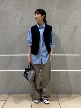 「Oblada（オブラダ）のアイテム」を使った、浅野さん（レディース・158cm）の秋コーディネート