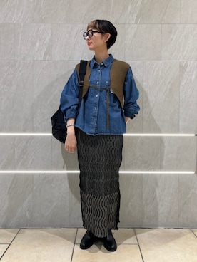 「STANDARD SUPPLY（スタンダードサプライ）のアイテム」を使った、浅野さん（レディース・158cm）の秋コーディネート