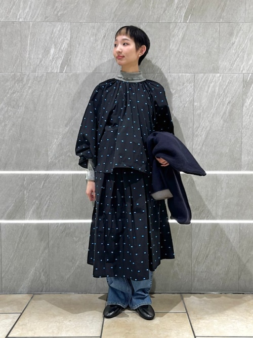 2018AW ジャージータートルネック Steven Alan＞ 32 ジャージー タートルネック カットソー NARROW