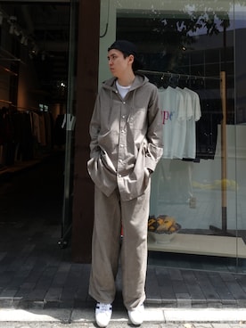 「Toironier（トワロニエ）のアイテム」を使った、kanjinhoshiさん（メンズ・178cm）の春コーディネート