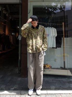 「ANCELLM（アンセルム）のアイテム（Outerwear、その他）」を使った、kanjinhoshiさん（メンズ・178cm）の春コーディネート