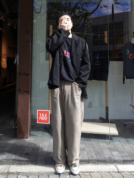 「CONVERSE（コンバース）のConverse　ALLSTAR LGCY 83CAMO OX/56（Sneakers、その他）」を使った、kanjinhoshiさん（メンズ・178cm）の春コーディネート