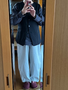 「GAP（ギャップ）のアイテム」を使った、rilazouさん（レディース・163cm）の春コーディネート