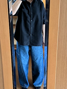 「アイテム（ビジネスシャツ）」を使った、rilazouさん（レディース・163cm）の秋コーディネート
