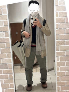 「アイテム（ジャケット/アウター）」を使った、unwearableghostさん（メンズ・169cm）の秋コーディネート