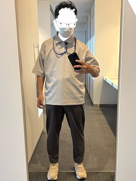 「アイテム（トップス）」を使った、unwearableghostさん（メンズ・169cm）の夏コーディネート