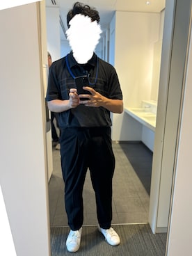 「アイテム（スラックス）」を使った、unwearableghostさん（メンズ・169cm）の夏コーディネート