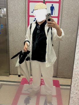「GAP（ギャップ）のアイテム（トップス）」を使った、unwearableghostさん（メンズ・169cm）の夏コーディネート
