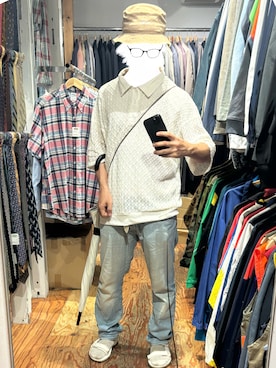 「バケットハット」｜unwearableghostさん（メンズ・169cm）の夏コーディネート