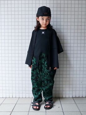 「アイテム（シューズ）」を使った、REOさん（キッズ・120cm）の夏コーディネート