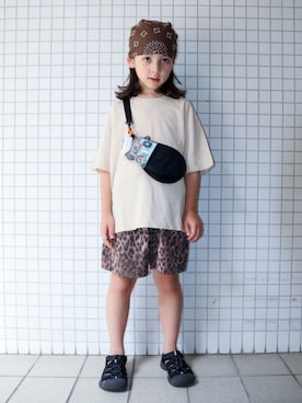 「アイテム（サンダル）」を使った、REOさん（キッズ・125cm）の夏コーディネート